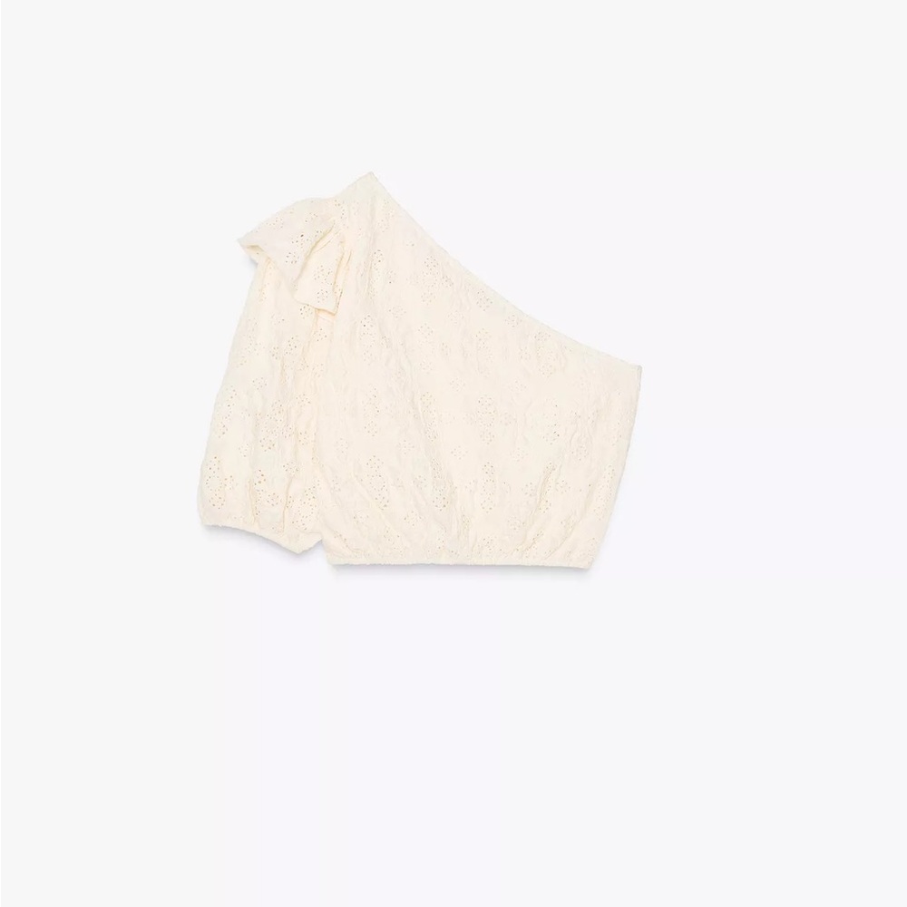 White One-Shoulder Top - Picture 3 of 5